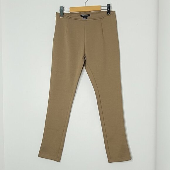 BCBGMaxAzria Caramel Side Zipper Slim Fit Ankle Leggings Business Causal Size XS - Picture 1 of 12